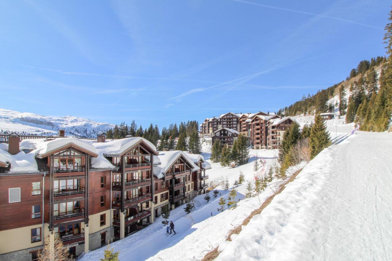 פליין Les Terrasses D'Eos, 1-Bed Apartment With Fireplace, Ski In, Ski Out מראה חיצוני תמונה