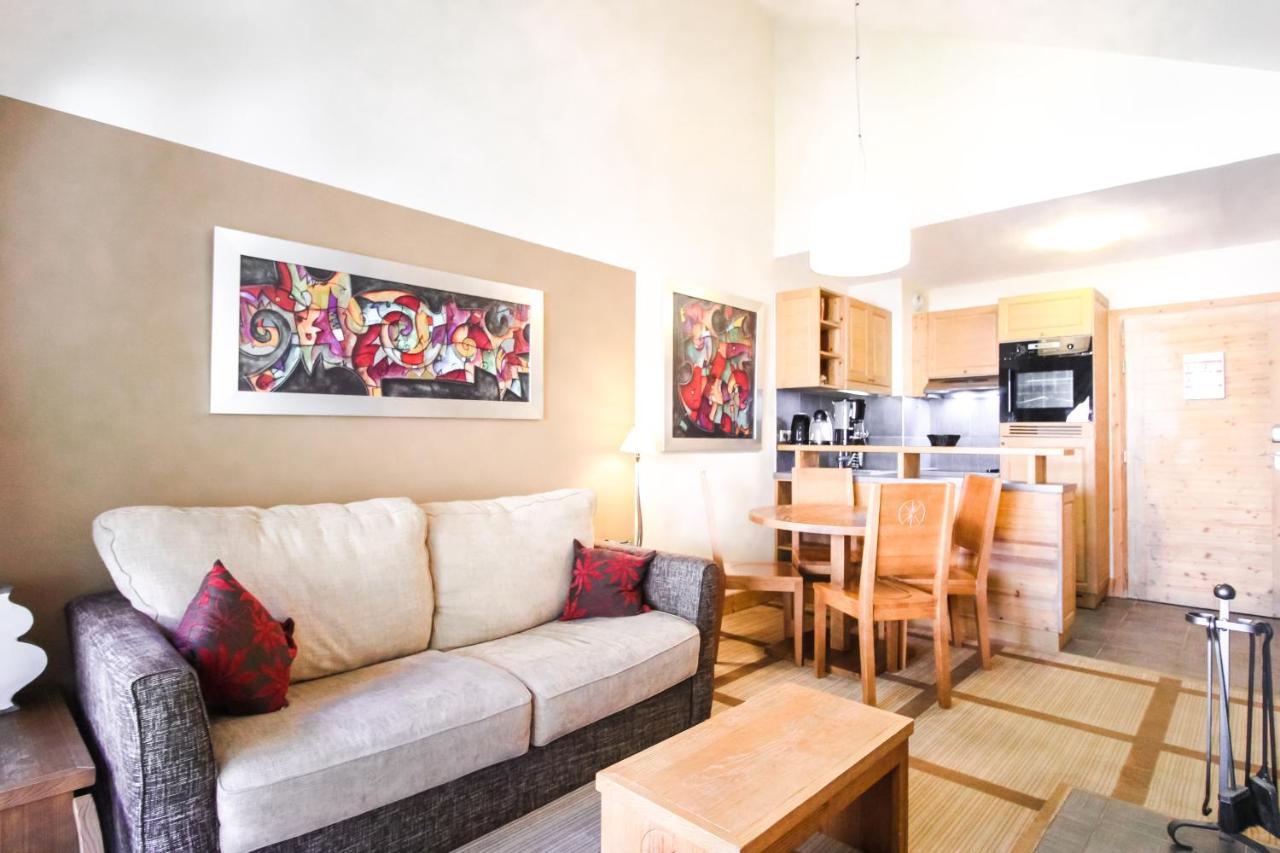 פליין Les Terrasses D'Eos, 1-Bed Apartment With Fireplace, Ski In, Ski Out מראה חיצוני תמונה