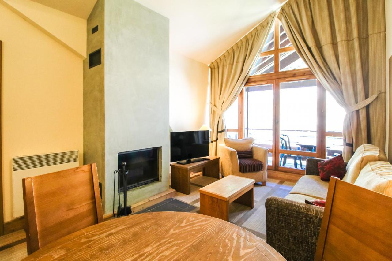 פליין Les Terrasses D'Eos, 1-Bed Apartment With Fireplace, Ski In, Ski Out מראה חיצוני תמונה